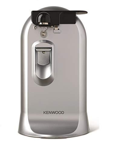 Kenwood CO606 - Abrelatas eléctrico con afilador de cuchillos y abrebotella, 40 W, cromo/plástico, cromado/negro