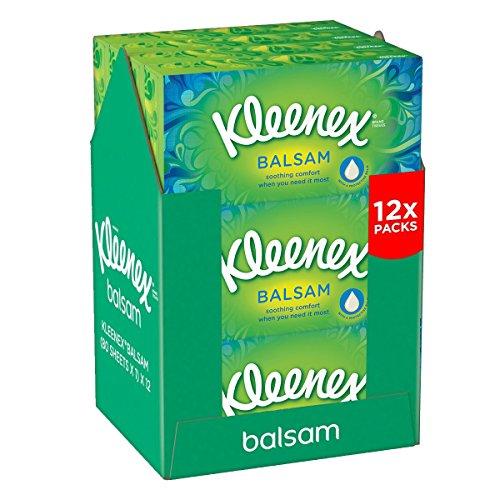 Kleenex Balsam tejidos - Caja de 12 unidades (960 tejidos total)