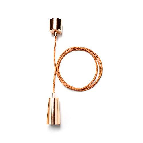 Klein & More 14756 Plumen - Cable para colgar lámparas de techo, color bronce