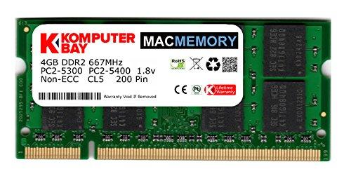 Komputerbay 4GB 1X4 667 - Memoria RAM para iMac y MacBook