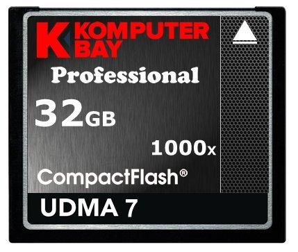 Komputerbay Profesional - Tarjeta Compact Flash 32GB, 1000x CF, 150 MB/s, velocidad extrema, UDMA 7 RAW, 32GB