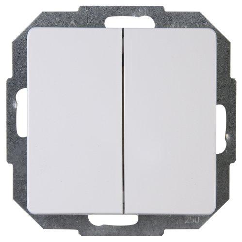 Kopp 650302080 Blanco interruptor de luz - Interruptores de luz (Botones, Blanco, 10 A, 250 V, 3 pieza(s))