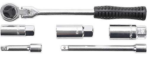 Kraftmann 137 | Juego de herramientas para bujías | 10 mm (3/8") | 6 piezas