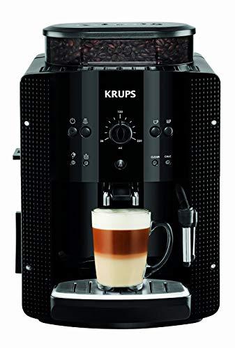 Krups Roma EA810870 - Cafetera Superautomática, 15 bares, molinillo de café cónico de metal, con selección de cantidad e intensidad de café, boquilla de vapor, 2 boquillas, incluye kit limpieza