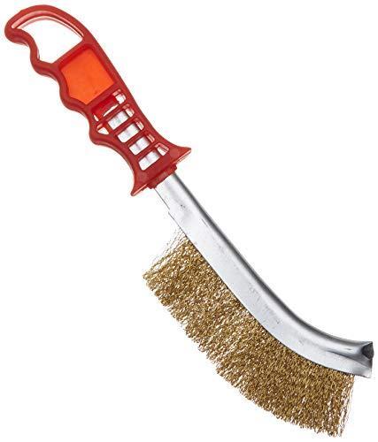 KS Tools - Cepillo para pinzas de freno (latón, mango de plástico)