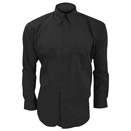 Kustom Kit - Camisa de manga larga formal Modelo Oxford Corporate hombre caballero - Fiesta/Trabajo/Eventos