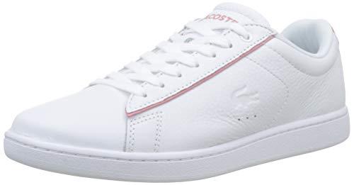 Lacoste Carnaby EVO 319 9 SFA, Zapatillas para Mujer, Blanco (White/Pink B53), 42 EU