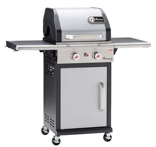 Landmann 12901 - Barbacoa (8000 W, Grill, Gas, 8 Person(s), Grate, Black,Stainless Steel)