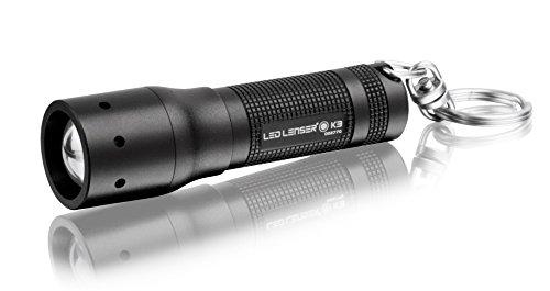 Led Lenser 8313 K3 - Linterna con anilla llavero en caja regalo, color negro