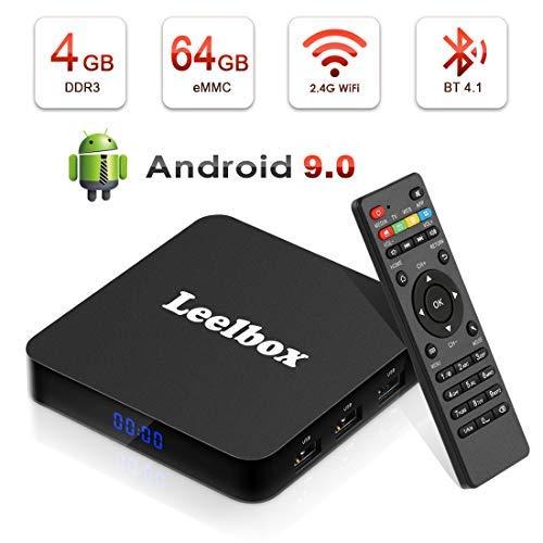 Leelbox Q3 Android 7.1 TV Box,Amlogic S912 Dual-8 Core de CPU y GPU/2GB RAM+16GB ROM Smart TV Box/Dual-WIFI de 2.4GHz y 5.8GHz/BT 4.0/1000 LAN/HD/H.265/4K(60 HZ)