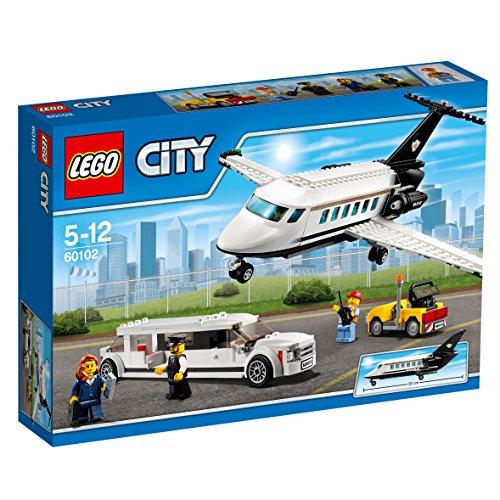 LEGO City - Aeropuerto: Servicio VIP, Set de Construcción con Avión y Limusina de Juguete (60102)
