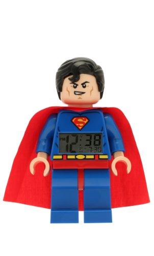 LEGO Despertador con luz Infantil con figurita de Supermán DC Comics 9005701 Super Heroes