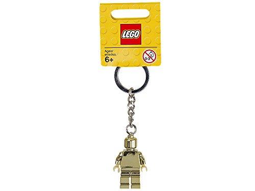 LEGO - Llavero minifigura, color dorado (850807)