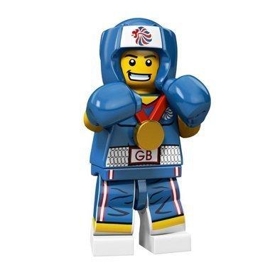 LEGO Minifiguras Coleccionables: Boxeador Brawny Minifigura (Olympic Team GB)