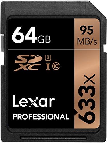 Lexar Professional - Tarjeta de Memoria 633x SDXC de 64 GB
