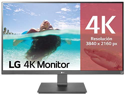 LG 27UD59-B - Monitor 4K UHD de 68,6 cm (27") con Panel IPS (3840 x 2160 píxeles, 16:9, 250 cd/m², NTSC >72%, 1000:1, 5 ms, 60 Hz) Color Negro y Plata