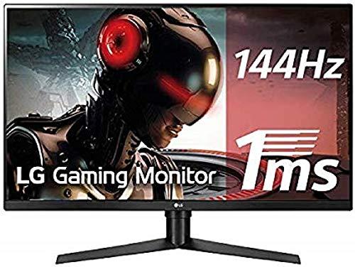 LG 32GK650F-B - Monitor Gaming QHD de 80 cm (31,5") con Panel VA (2560 x 1440 píxeles, 16:9, 1 ms con MBR, 144Hz, 350 cd/m², 3000:1, NTSC >72%) Color Negro y Rojo
