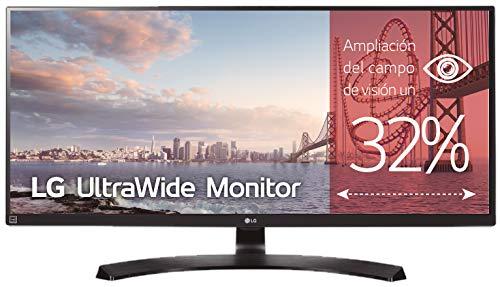 LG 34UM88-P - Monitor Profesional UltraWide QHD de 86,36 cm (34") con Panel IPS (3440 x 1440 píxeles, 21:9, 300 cd/m², sRGB >99%, 1000:1, 5 ms, 75 Hz) Color Negro