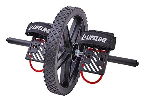 Lifeline Power Wheel - Rueda de Potencia 14" con Extensores de Espuma, Color Negro