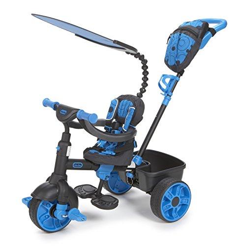 Little Tikes 634338E4 - Triciclo para niños, color negro/ azul
