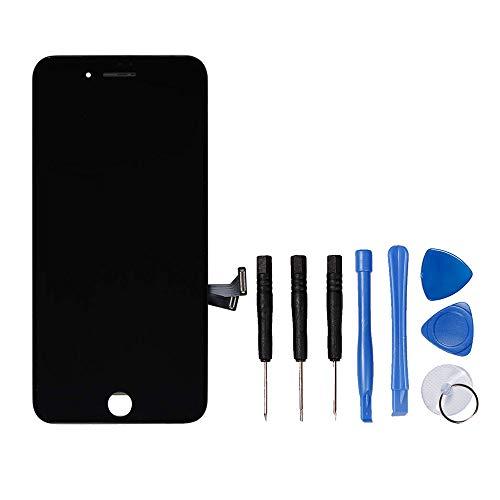 LL TRADER para iPhone 7 Plus LCD Reemplazo de Pantalla Táctil Mostrar el Ensamblaje del Digitalizador + Marco + Kits de Herramientas de Reparación (Negro 5.5 pulgadas)