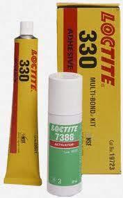 Loctite - Kit de adhesivo Loctite 330 y activador en base solvente Loctite 7388