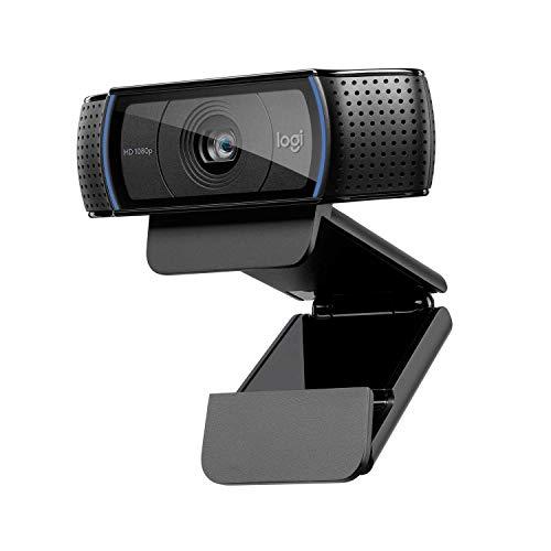 Logitech C920 cámara Web 1920 x 1080 Pixeles USB 2.0 Negro - Webcam (1920 x 1080 Pixeles, 1080p,720p, H.264, 15 MP, USB 2.0, Negro)