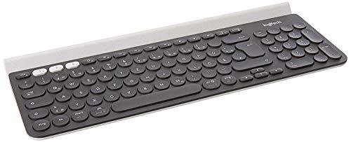 Logitech® K780 Multi-Device Wireless Keyboard - Dark Grey/Speckled White - DEU - 2.4GHZ/BT - N/A - Central