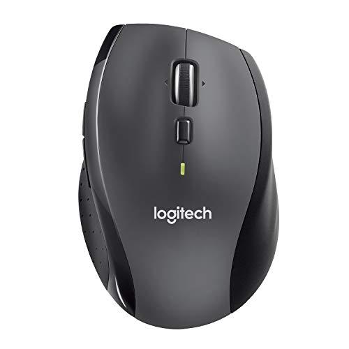 Logitech Marathon M705 - Ratón inalámbrico (6 Botones, 1000 dpi, Mini USB), Color Negro