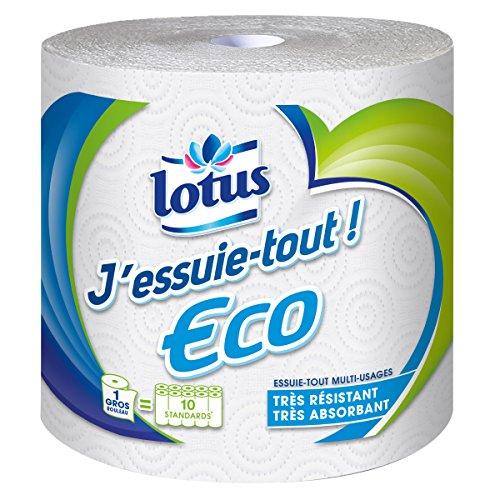 Lotus resist - Eco, rollo de papel de cocina, paquete de 4 unidades