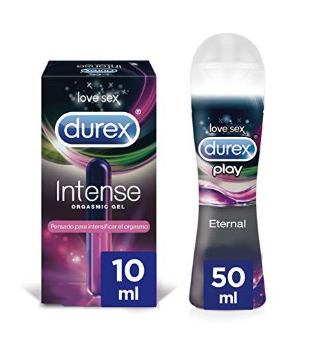 Durex Gel Intense + Lubricante Durex Eternal 50ml | Pack Gel Durex Intensificador del Orgasmo