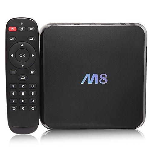 M8 Quad Core Android 4.4 Smart Set Top TV Box XBMC 3D Blu-ray 4K Streaming Media Player Miracast DLNA Receiver Amlogic S802 AML8726-M8 Cortex A9@ 2GHz 2GB Ram 8GB Rom Mali450 GPU 4K HDMI 2.4G/5G Dual WiFi Ultra HD Mini PC
