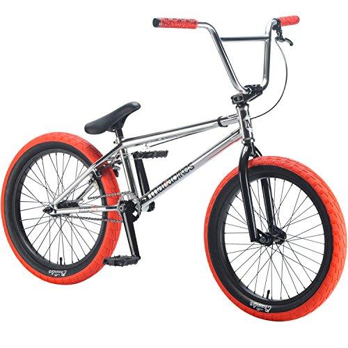 Mafiabikes Kush 2+ - Bicicleta BMX, 50,8 cm, color cromado