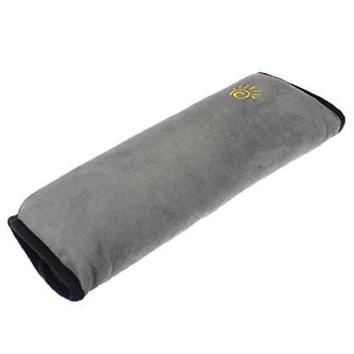 Malloom® 2015 nuevo Asiento de coche cinturón hombro cojín reposacabezas almohada para dormir para niños almohada cervical (gris (grey))