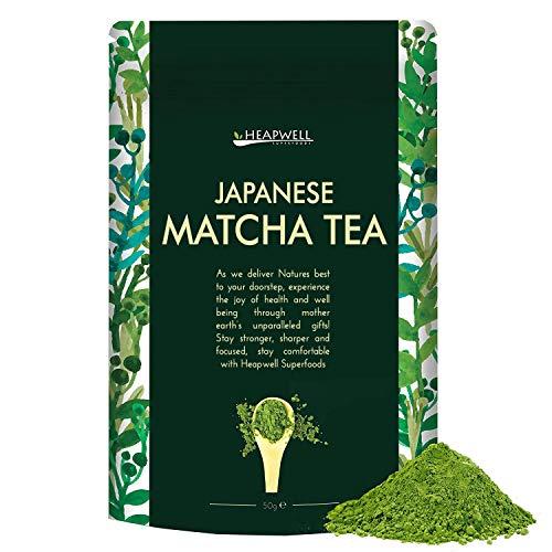 Matcha Té Verde en Polvo 50 g | Grado Culinario | Potentes antioxidantes, veganos y ayudan a perder peso |