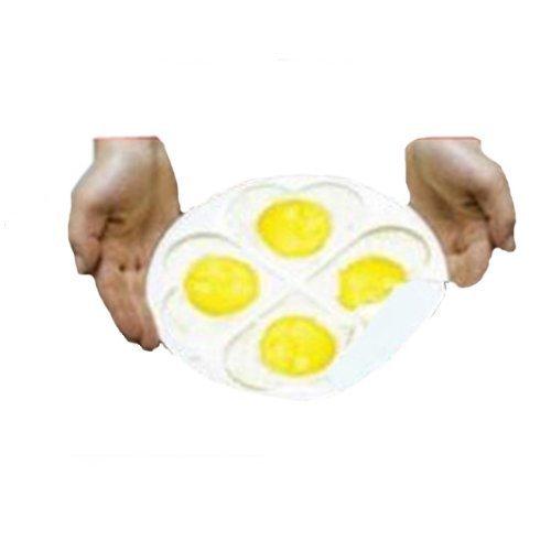 Kitchen Microwave Oven 4Eggs Heart-shaped Poacher Cooker Steamer evaporating by FamilyMall
