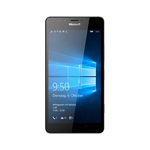 Microsoft Lumia 950 - Smartphone Libre Windows (4G, 32 GB, 3 GB RAM, cámara 20 MP), Color Negro