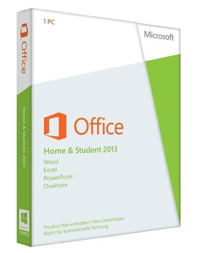 Microsoft Office Home and Student 2013 1 licencia(s) Alemán - Suites de programas (1 licencia(s), Alemán, Windows 7 Home Basic,Windows 7 Home Basic x64,Windows 7 Home Premium,Windows 7 Home Premium..., 3000 MB, 1024 MB, 1000 MHz)