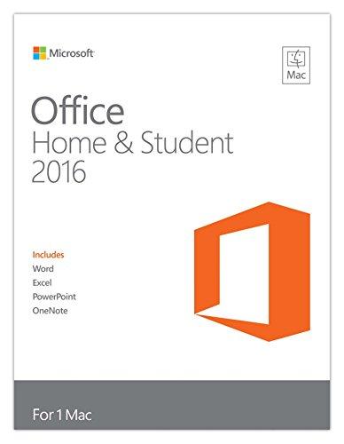 Microsoft Office Home & Student 2016 for Mac - Suites de programas (Intel, 1280 x 800 Pixeles, ENG, Electronic Software Download (ESD), Mac OS X 10.10 Yosemite)