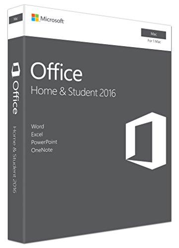 Microsoft Office Home & Student 2016 1 licencia(s) Inglés - Suites de programas (1 licencia(s), Inglés, Mac OS X 10.10 Yosemite, 1280 x 800 Pixeles, Intel, 4000 MB)