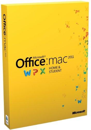 Microsoft Office para Mac Home Student 2011 (versión en inglés) DVD 1PK