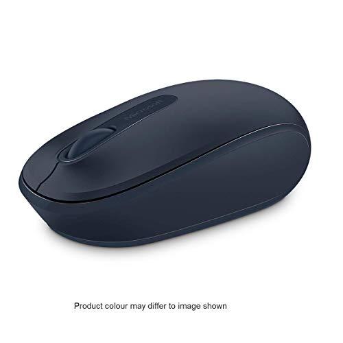 Microsoft - Wireless Mobile Mouse 1850, Inalámbrico, Azul oscuro