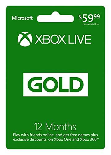 Microsoft - Xbox Live 12 Gold Card Pan Euro (Xbox One)