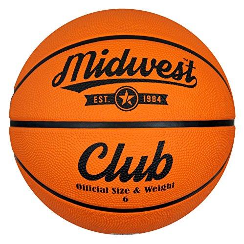 Midwest Club - Pelota de baloncesto, color marrón, talla Größe 6