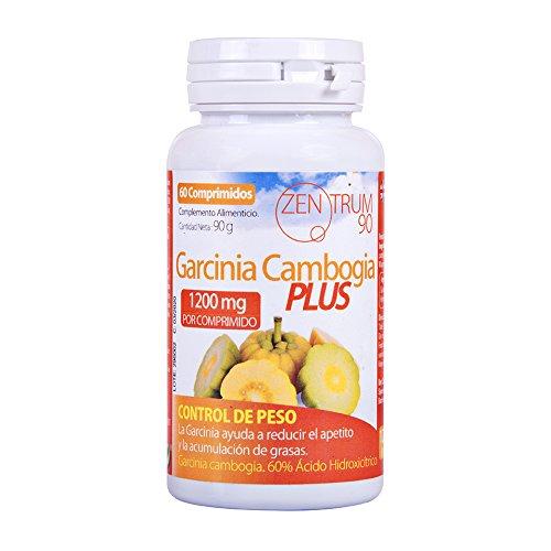 Garcinia Cambogia Plus 1200 mg para adelgazar y como supresor de apetito - Suplemento alimenticio con propiedades quema grasas para combinarlo con una dieta saludable y deporte - 60 comprimidos