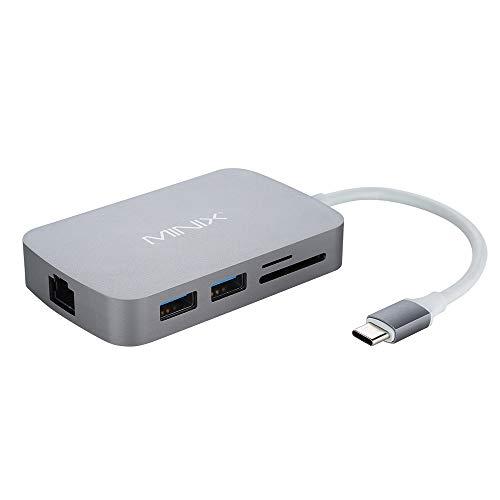 MINIX NEO C - Adaptor multiport USB-C con HDMI - Gris espacial (Compatible con Apple MacBook)