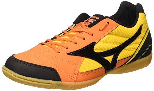 MizunoSala Club In - Zapatillas de fútbol Americano Hombre, (Arancione (VibrantOrange/Noir)), 44