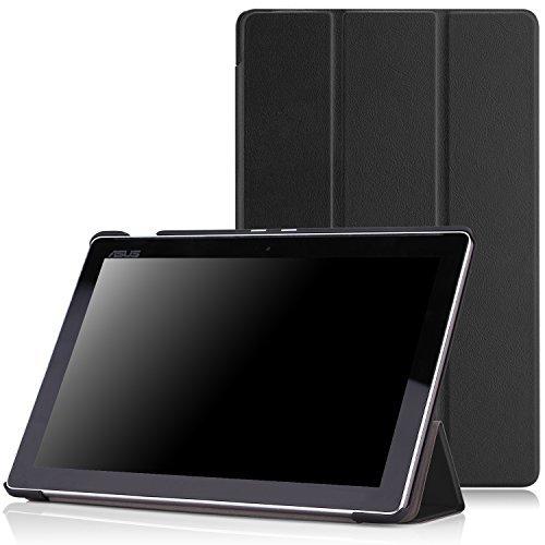 MoKo Ultra Slim Ligera Smart-Shell Funda para ASUS Zenpad 10.1 2015 Tableta, Negro