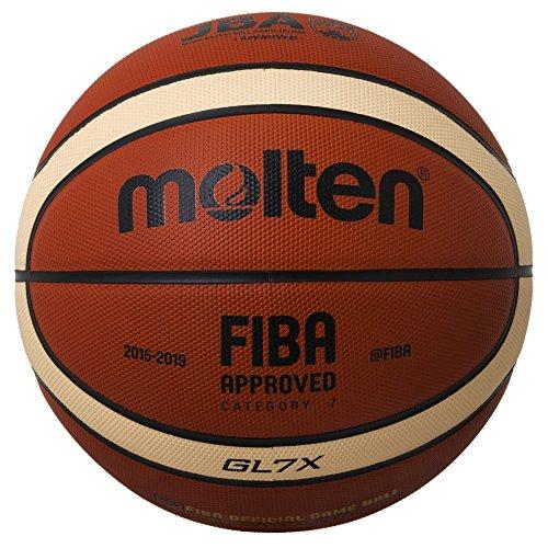 MOLTEN balón de Baloncesto, Orange/Ivory, 7, BGL7X