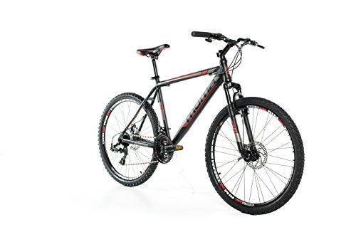 Moma Bikes MTB GTT -  Bicicleta 26" Btt Shimano profesional, Aluminio, Unisex Adulto, Negro , XL (1,85-1,95 m)
